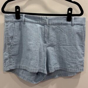 J. Crew Light Blue Shorts Size 10